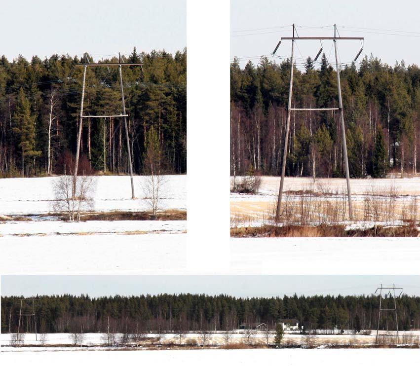 2 Alimmaisen kuvan 220 kv pylväät ovat yläkuvissa