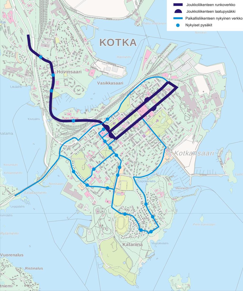 Kotkan keskustan liikennesuunnitelma 44 (60) 5.