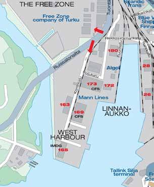 Länsisatama Länsisatamaa on kehitetty palvelemaan ro-ro-liikennettä, ajoneuvojen maahantuontia ja vaativien projektikuljetusten laivausta.