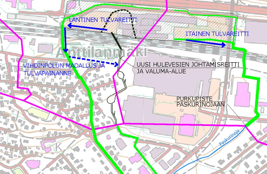 ASKO II-ALUEEN HULEVESISELVITYS 23.11.2016 10 / 18 Kuva: Tulvareitit 4.