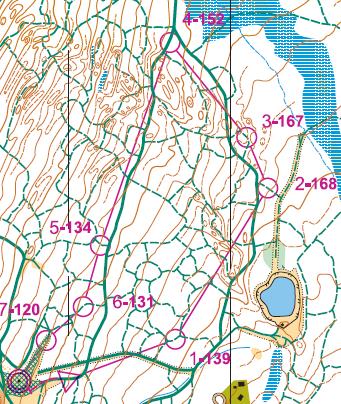 Hiihtosuunnistusratoja H/D 11 Rata on erittäin helppo. 11-sarjan rata noudattelee selkää johdattelevaa uraa, esim. valaistua latua tai muuta latutampparilla ajettua latua.