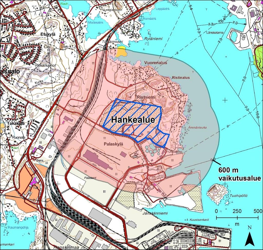 Ympärstövakutusten vontohjelma () ARVIOITAVAT YMPÄRISTÖVAIKUTUKSET JA KÄYTETTÄVÄT MENETELMÄT.