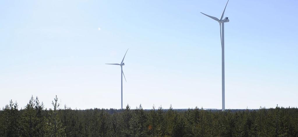 TEKOMME ILMASTONMUUTOS JA KIERTOTALOUS TUULIVOIMATAVOITE TÄYTTYI, AURINKOSÄHKÖSSÄKIN MAHDOLLISUUKSIA Tuulivoima on uusiutuva, kotimainen energiantuotantomuoto, joka vähentää hiilidioksidipäästöjä