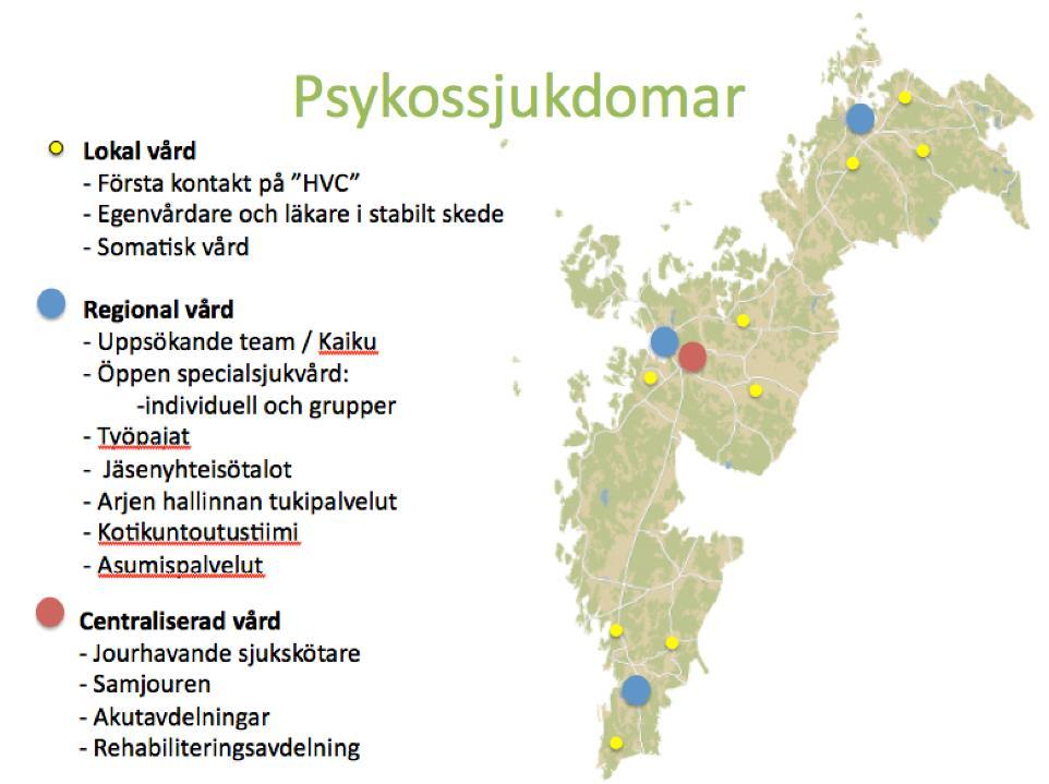 Vastaavanlaisia palveluverkostoja on tehty muillekin sairausryhmille. Ajauksena on että nämä verksostot muodostavat integroituja hoitoketjuja.