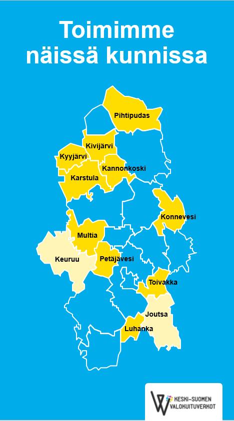 Valokuituinfo 3 Keski-Suomen Valokuituverkot Oy (KSVV Oy) Liiketoiminta aloitettu 2014 Liiketoiminta ostettu Osuuskunta Kuuskaistalta 10