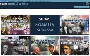 ajankohtaista Suomi kylmässä sodassa -multimedia uudistettu Kadettikunta on toiminut jo pitkään yhteistyössä monien koulutusalan yhteisöjen kanssa tuottaen opetusmateriaalia Suomen