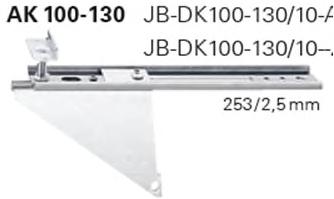 reunasta (vähintään 30 mm SFS intecin ruuveille) tukikulma, yli 80 mm