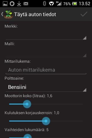 GPS-tilassa luotua autoa ei voida jälkeenpäin yhdistää OBD-tilassa automaattisesti tunnistettavaan autoon, mutta automaattisesti tunnistettavalle