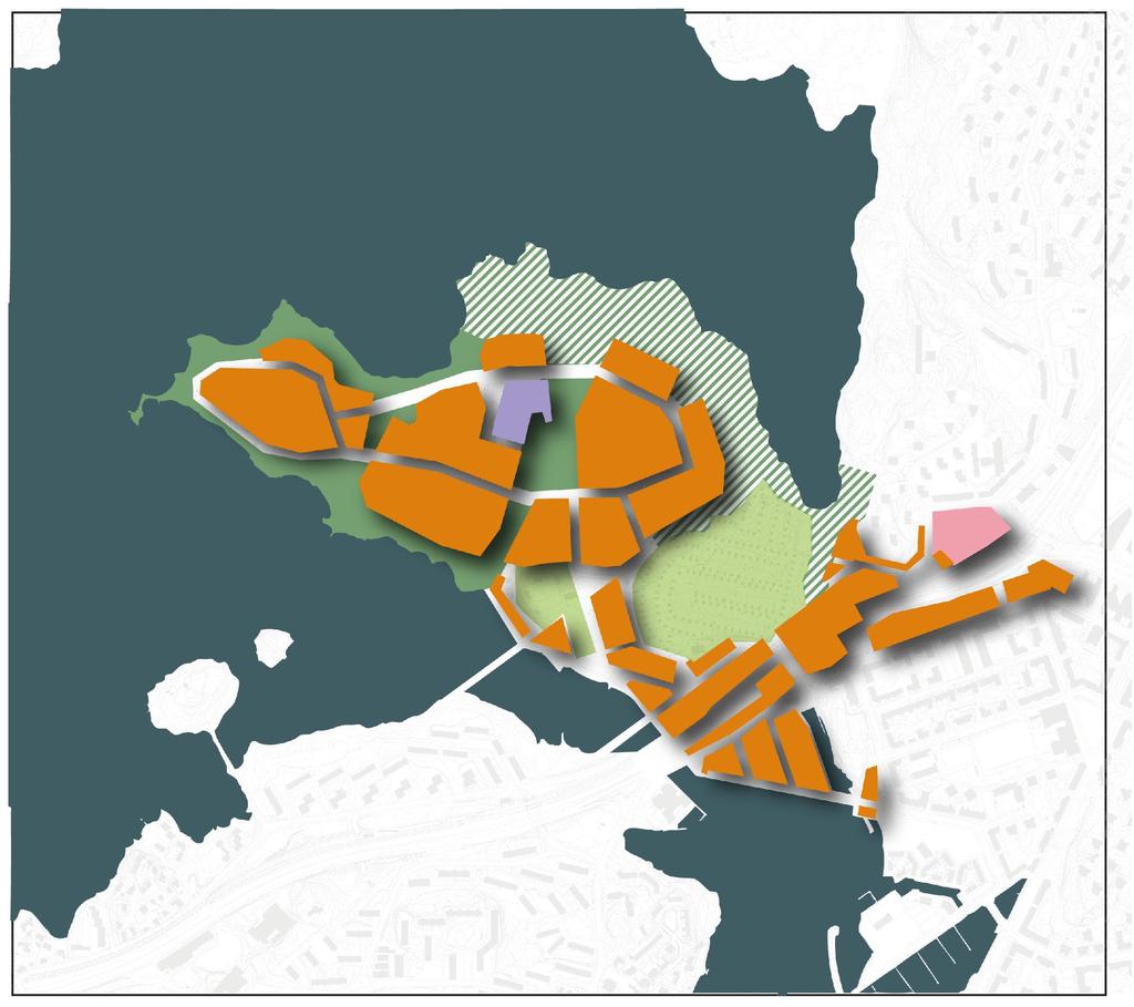 0 500 m KIVINOKKA-HERTTONIEMI -VAIHTOEHTO Luonnonsuojelualue Asuminen / pientalo Kulttuurihistoriallisesti arvokas virkistysalue Asuminen / kerrostalo Puistomaisena