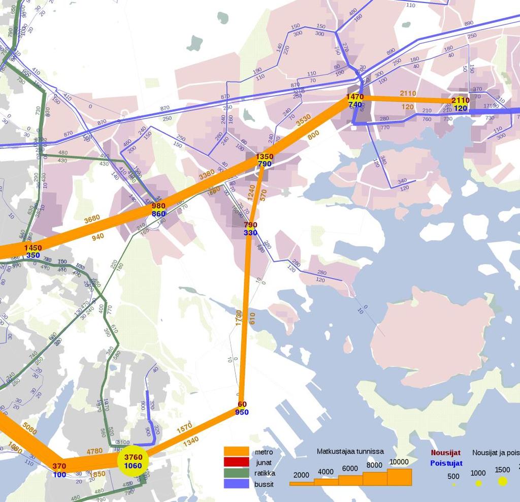 3. Vuosaaren metrolinjan jatkaminen Salmenkallion kautta Sakarinmäkeen Toimenpide Vuosaareen päättyvää metrolinjaa jatketaan Salmenkallion ja Östersundomin asemien kautta Sakarinmäkeen saakka.