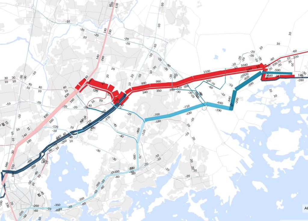 Yhteys on kuvattu tarkastelussa Malmin tulevan eritasoliittymän (Tattarisillan) kautta. Vaihtoehtoisesti yhteys voisi kulkea suoraan Porvoonväylän ja Lahdenväylän liittymästä.