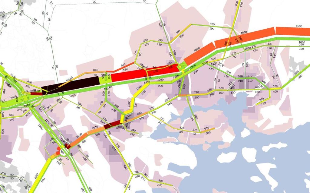 Östersundomin metrolinjan vuorotiheystarve kasvaa 3,9->3,2 minuuttiin.