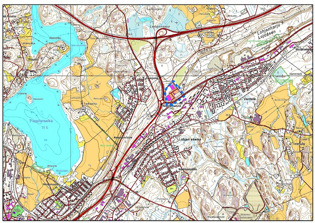SUUNNITTELUN LÄHTÖKOHDAT SELVITYS SUUNNITTELUALUEEN OLOISTA ALUEEN YLEISKUVAUS Kaava-alueeseen kuuluu yksityisessä omistuksessa oleva kortteli 96