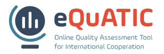 equatic-projektin tausta: mikä Verkkopohjainen, kv-partnereiden laadun arviointijärjestelmä käsittelee määrällistä tietoa ja laadullista palautetta