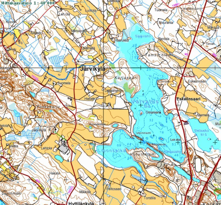 Kollinjoki (Kirkkojoki) Havussalmenjoki Kolmanjoen suualue S