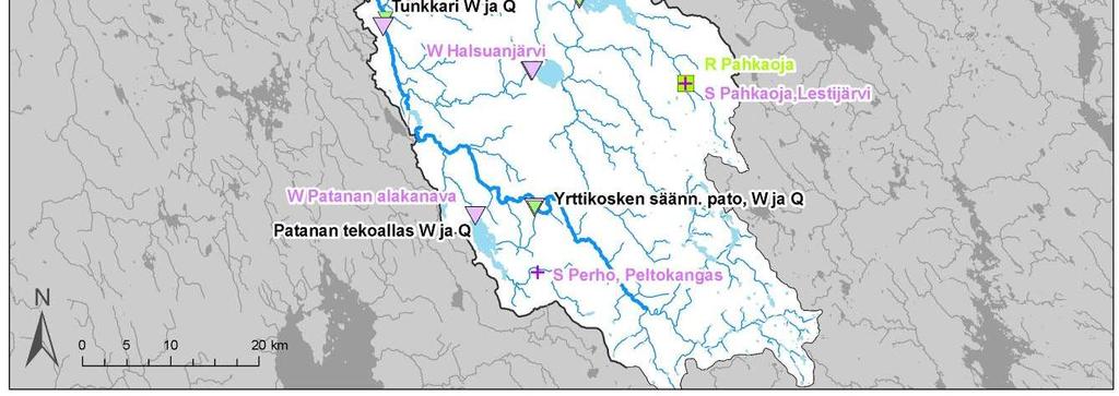 Tilastoissa esiintyvä vuoden 1982 Pelon huippuvirtaamatieto 363 m 3 /s on mahdollisesti virheellinen.