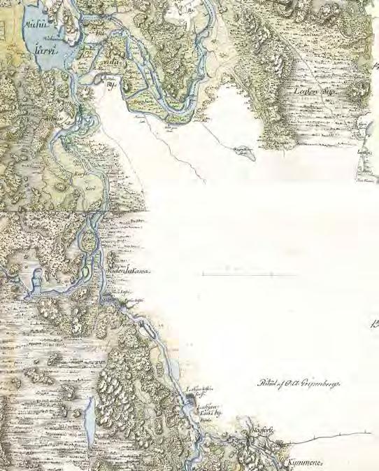 HISTORIN VIHEIT KUNINKN KRTSTO Kuninkaan kartastosta löytyy vanhin selkeä karttaesitys mijoen alueesta. Kartasto on laadittu 1700-luvun lopulla.