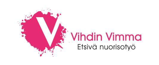 Etsivä nuorisotyö Vimma Mitä on etsivä nuorisotyö Vimma? Apua ja tukea 15 29v. vihtiläisille työ- tai koulutuspaikan hankkimiseen ja oman elämän suunnitteluun.