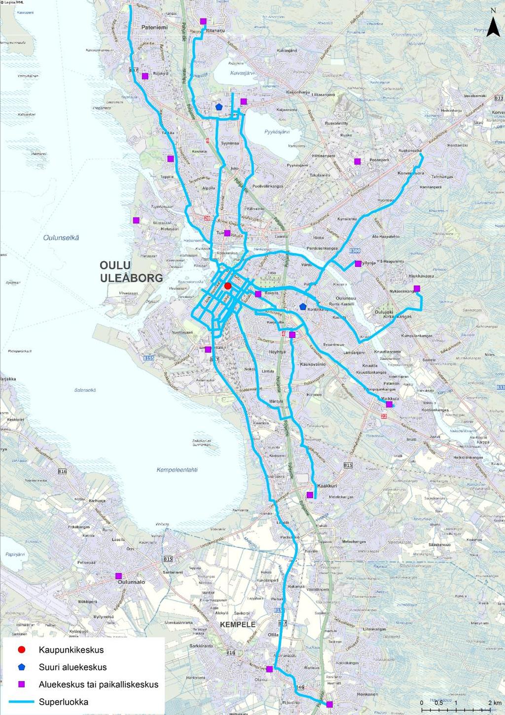 PYÖRÄILYN TAVOITEVERKON 2030 KUNNOSSAPITO Superluokka; 90 km (ks.