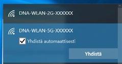 WLAN-yhteyden muodostaminen Windows 10 Windows 10 -tietokoneessa klikkaa WLAN-verkon kuuluvuuspalkkeja Windowsin oikeasta alakulmasta.