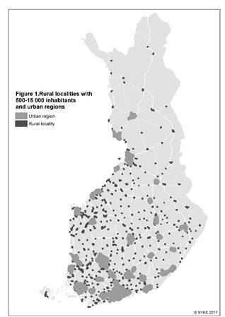 Kaupunki- ja maaseututaajamien Suomi Kirkonkylissä ja muissa maaseututaajamissa (500-15 000 asukasta) asuu nykyisin 1,5 miljoonaa suomalaista. Maaseudun palvelukeskukset tärkeä osa sujuvaa arkea.