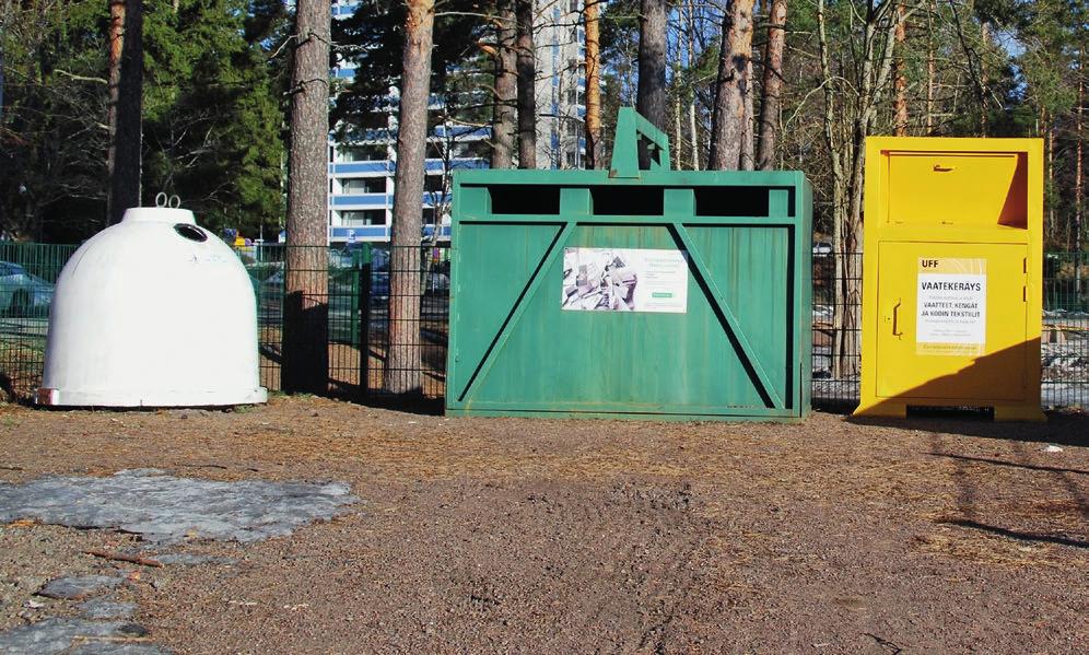Keräys- ja palvelupisteet Kiinteistökohtainen keräys Iitti, Kotka, Kouvola, Mäntyharju Ekopisteet Iitti, Kotka, Kouvola, Lapinjärvi, Mäntyharju, Pyhtää Palvelu Kiinteistön omia tai useamman