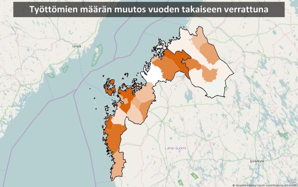 NÄKYMIÄ TOUKOKUU 2015 POHJANMAAN ELY-KESKUS Toukokuun työllisyyskatsaus 2015 Julkaisuvapaa 24.6.2015 klo 9.00 Työttömien määrän kasvu hidastunut hieman, ollen edelleen koko maan keskiarvoa nopeampaa.