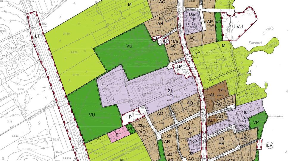 7 (12) 4.3 Yleiskaava Kyyjärven keskusta-alueella ei ole oikeusvaikutteista yleiskaavaa. Parhaillaan laaditaan Kyyjärven kirkonkylän osayleiskaavaa ja Kyyjärven rantaosayleiskaavan muutosta.
