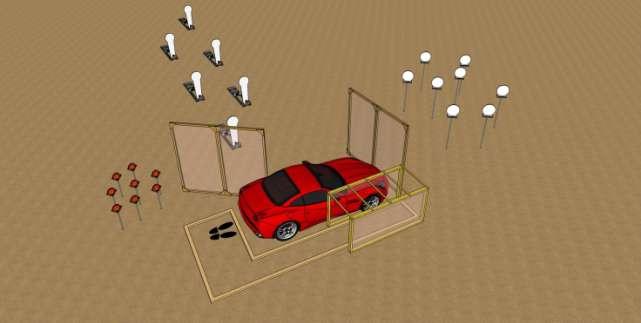 STAGE 8 Type : Long course Targets: 8 plate, 6 mini popper, 8 clays