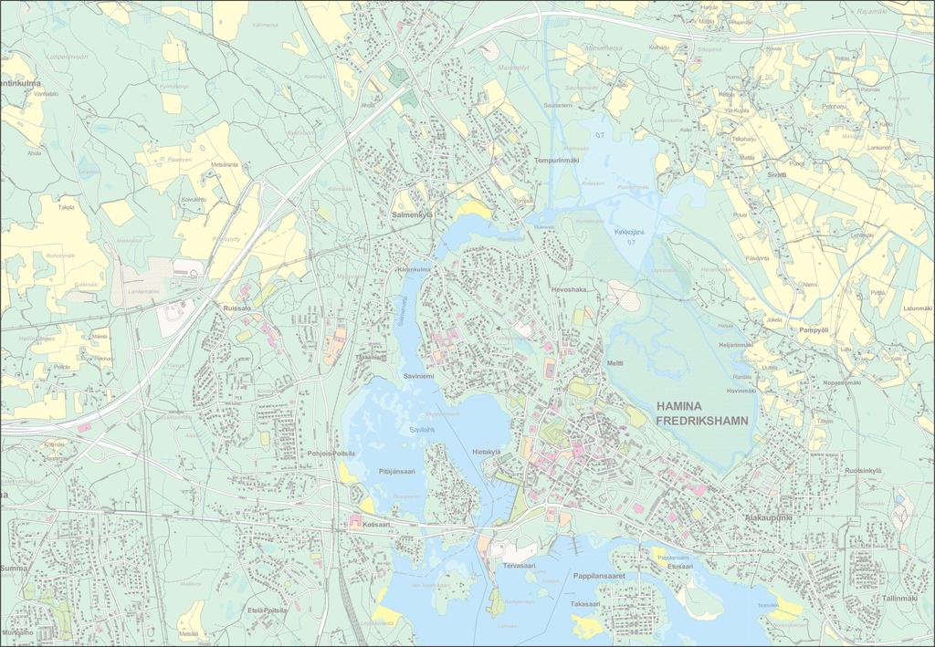 31 Hamina, liikenneympäristön toimenpidekartta 24 1. Kiireellisyys 2. Kiireellisyys 3.