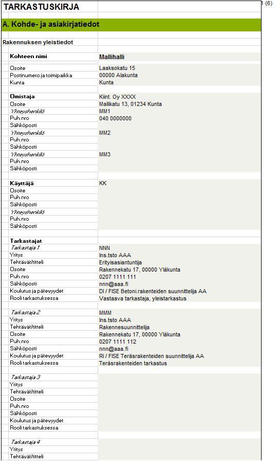 Liite 1 1 ( Kohde-