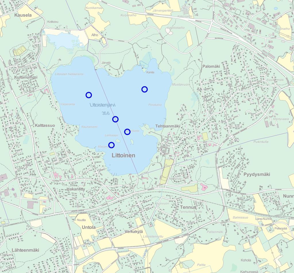 Lähde: Maanmittauslaitos 1: 18 975 0,9 0