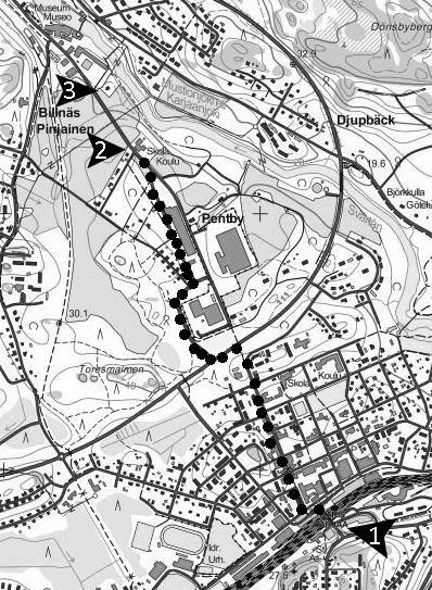 Saapuminen paikalle Kulun site n Ruukintie 14 (Bruksvägen 14). Paikalle kannatta saapua julkisella liikenteellä tai yhteiskuljetuksella.