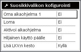 1O Jos vuorokausirytmisi muuttuu (esimerkiksi vuorotyön vuoksi): mukauta aikaohjelmaa Lämmitys/jäähdytys > Aikaohjelma-valikossa voit helposti mukauttaa aikaohjelmaa omien tottumustesi tai