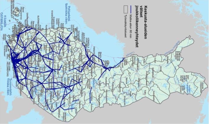 Tietopohjan puutteet ovat olleet yksi vyöhykkeiden kehittämisen haasteista. ToKaSu-hankkeessa kasvuvyöhykkeiden arviointia on kehitetty valtakunnallisten paikkatietojen perusteella.