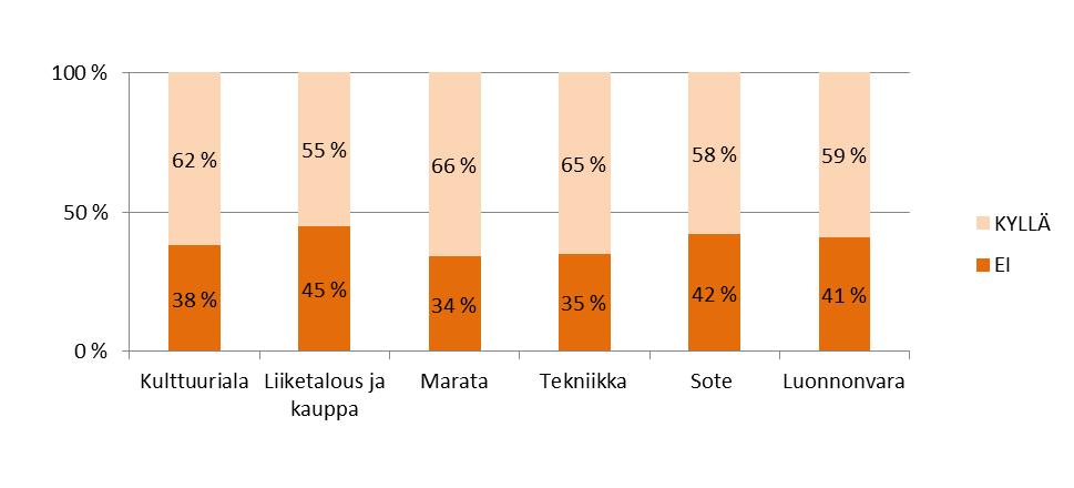 Oliko sinulla aikaisempaa osaamista, joka