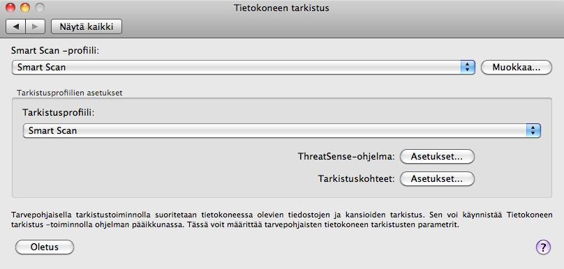 6.1.4.1.2 Mukautettu tarkistus Mukautettu tarkistus on paras ratkaisu silloin, kun halutaan määrittää tarkistusparametreja, kuten tarkistuksen kohteet ja tarkistustavat.