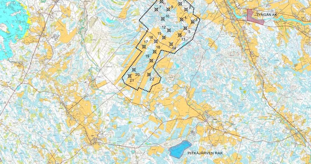 Hankkeiden koko vaihtelee muutaman voimalan hankkeista suureen Mutkalammin 80 voimalan hankkeeseen. Osa hankkeista on suunnitteluvaiheessa, osa rakennusvaiheessa ja osa toiminnassa.