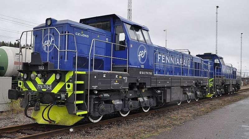 CZ Loko 774.7F Fenniarail operoi nykyaikaisella, ympäristöystävällisellä ja turvallisella kalustolla.