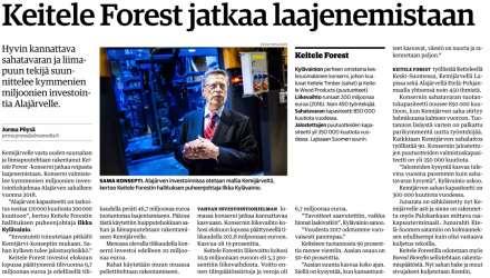 Rautatiekuljetukset ovat edullisempia Kauppalehti 5.1.