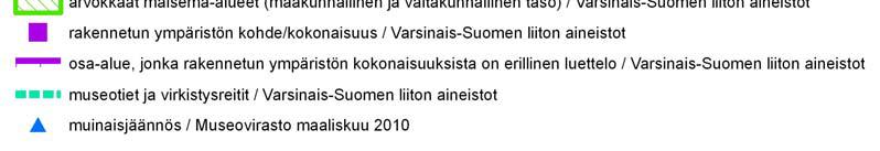arvokkaat kohteet Pansion seudulla (ei mittakaavassa).