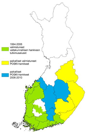 Pohjavesien suojelun ja kiviaineshuollon yhteensovittaminen Valtakunnallinen Pohjavesien suojelun ja kiviaineshuollon yhteensovittamisprojekti eli POSKI-projekti oli laaja-alainen ja monivuotinen