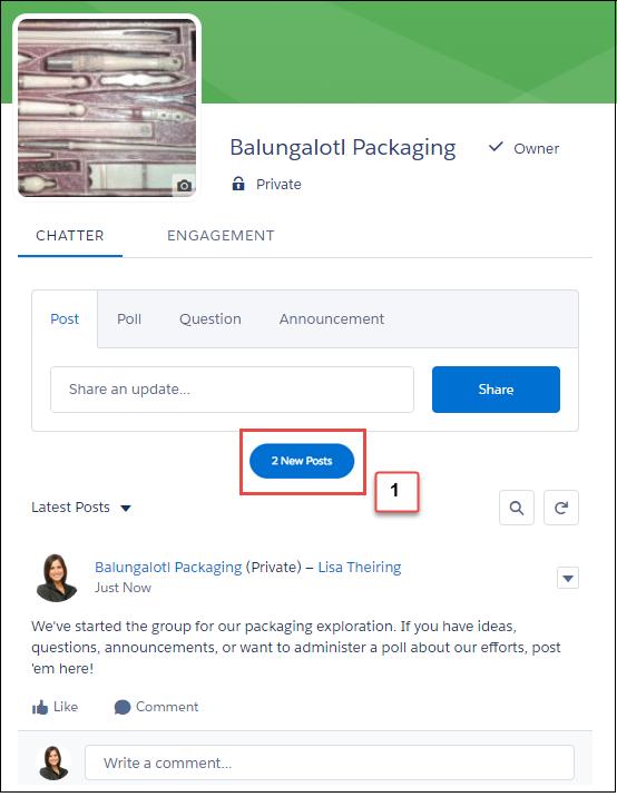 Live-kommentteja näytetään kaikissa Lightning Experiencen syötteissä, ei pelkästään ryhmien syötteissä.