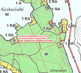 Paljavesi-Niinivesi rantayleiskaava Kaksi pienialaista suunnittelualuetta on