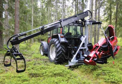 HYPRO 450 XL HYPRO 450 XL:ssä on valittavissa hidas tai nopea syöttö, joka mahdollistaa yli 5 metrin sekuntinopeuden. Tämä on iso etu varsinkin nuorempien metsien hakkuissa.