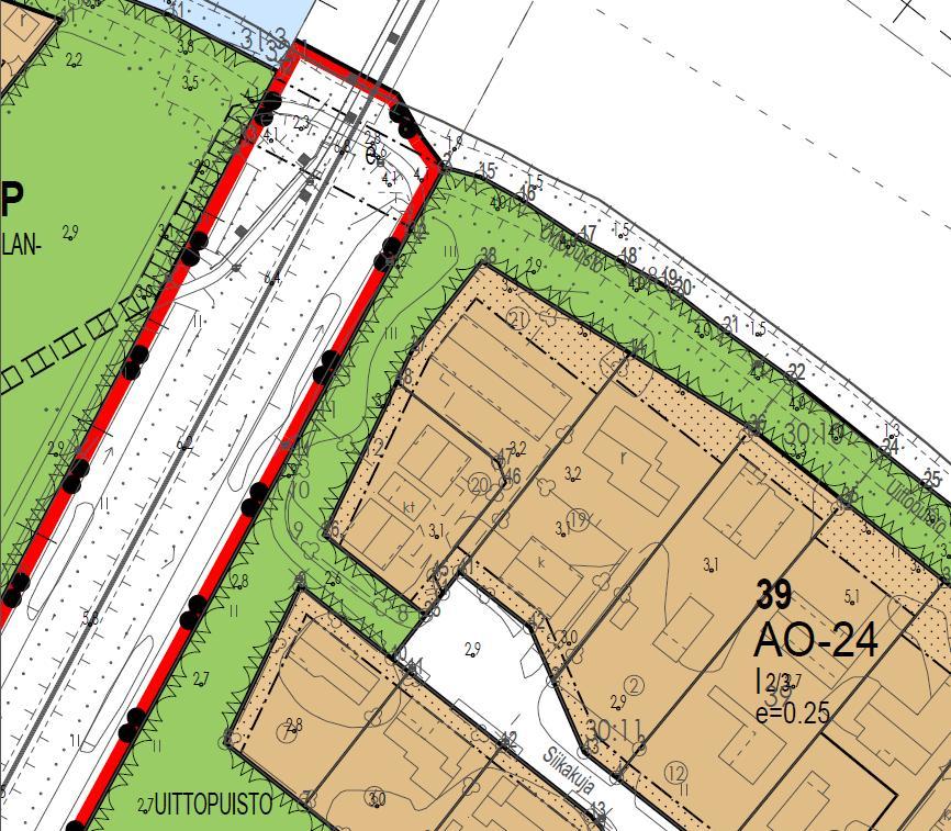 Yleiskaava Kantakaupungin yleiskaavassa 2025 (KV 10.12.2007) suunnittelualue on osoitettu pientalovaltaiseksi asuntoalueeksi (AP).