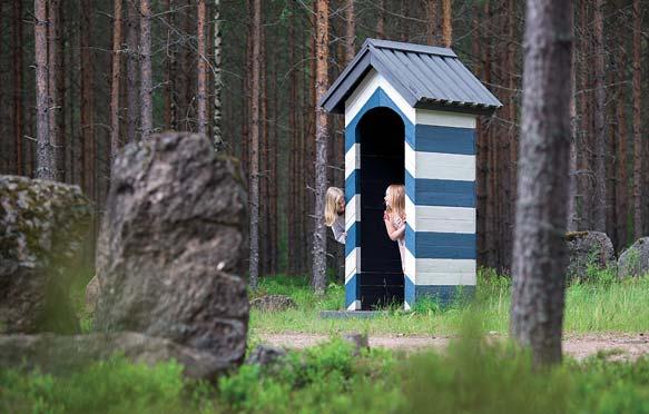 Virolahden BUNKKERIMUSEO Ulkomuseon linnoitukset sekä opastettu polku sijaitsevat tasaisessa helppokulkuisessa kangasmaastossa.