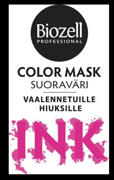 Pastellisävyjen luomiseksi sekoita COLOR MASK INK Neutral Toneriin Suoraväriä, kunnes sävy on