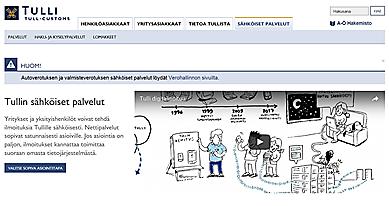 Netti-ilmoituksen täyttö Tullin netti-ilmoituspalvelu löytyy tulli.