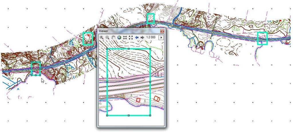 2 120 ha pohjakartassa on 350 kohdetta, joiden laatuvaatimus täydellisyydelle ja luokittelulle on AQL 2,5.